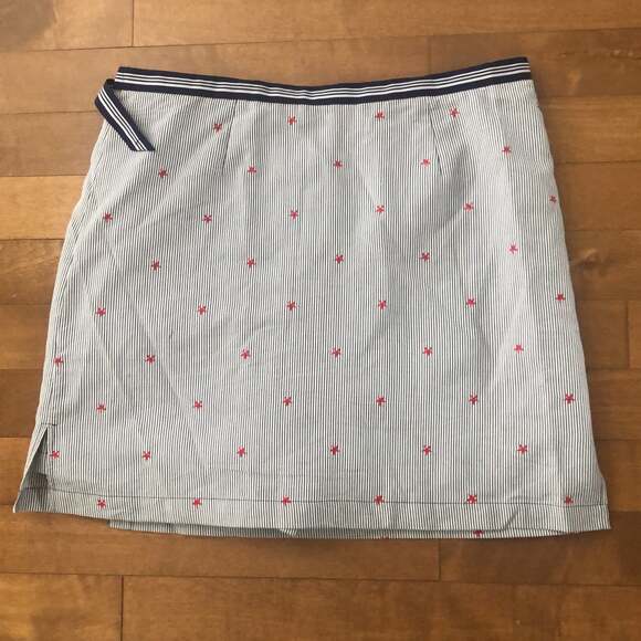 Vintage Sag Harbor Skort American Blue/White Gingham size 16 - Picture 3 of 12